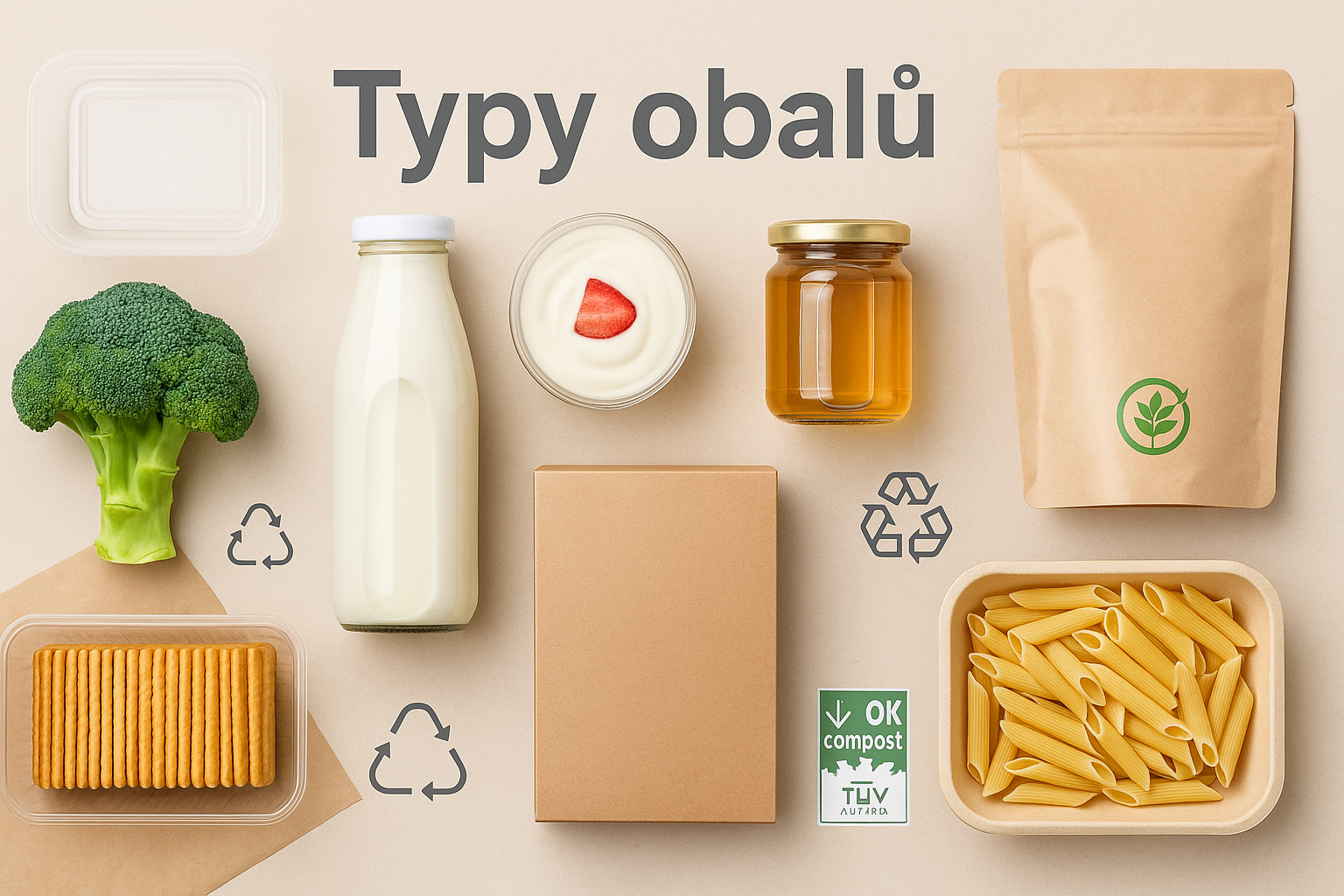 Typy obalů pro potraviny