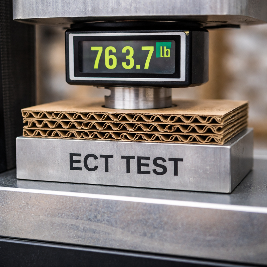 Jak vybrat správné krabice: ECT/BCT, FEFCO a realita skladu